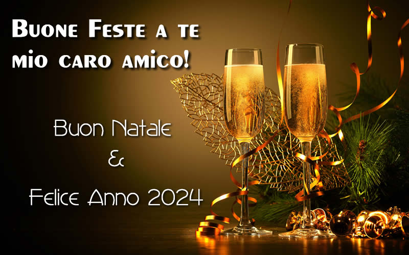 Buone vacanze a te, mio fedele amico! Buon Natale e Felice Anno Nuovo 2025