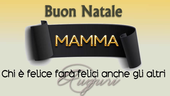 immagine elegante da dedicare alla mamma come biglietto di auguri di Natale e con una bella frase già inserita