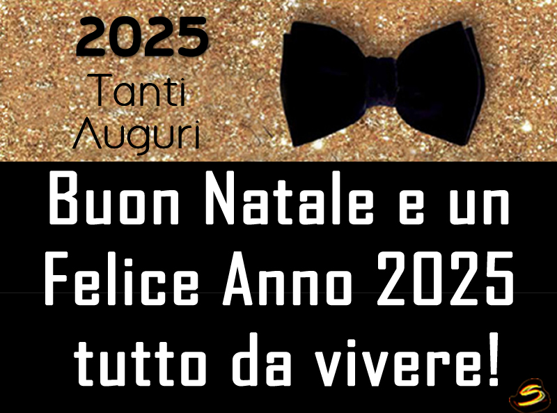 immagine desidera celebrare le celebrazioni di Natale e Capodanno con il testo Buon Natale e Felice Anno Nuovo da inventare. Felice Anno Nuovo 2025