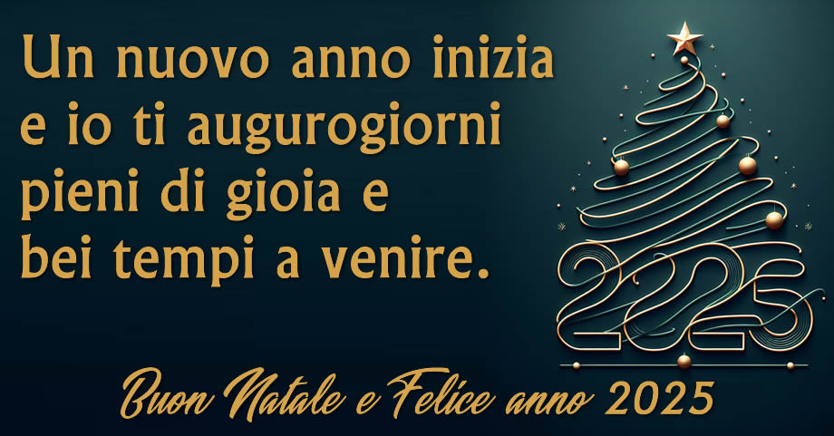 immagine da utlizzare come biglietto di auguri con un bel messaggio di buon anno.