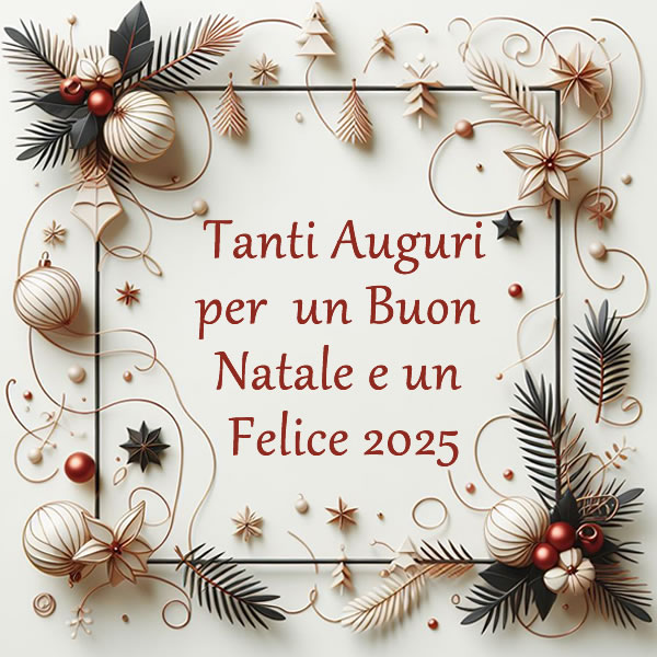 immagine i migliori auguri per un Felice 2025