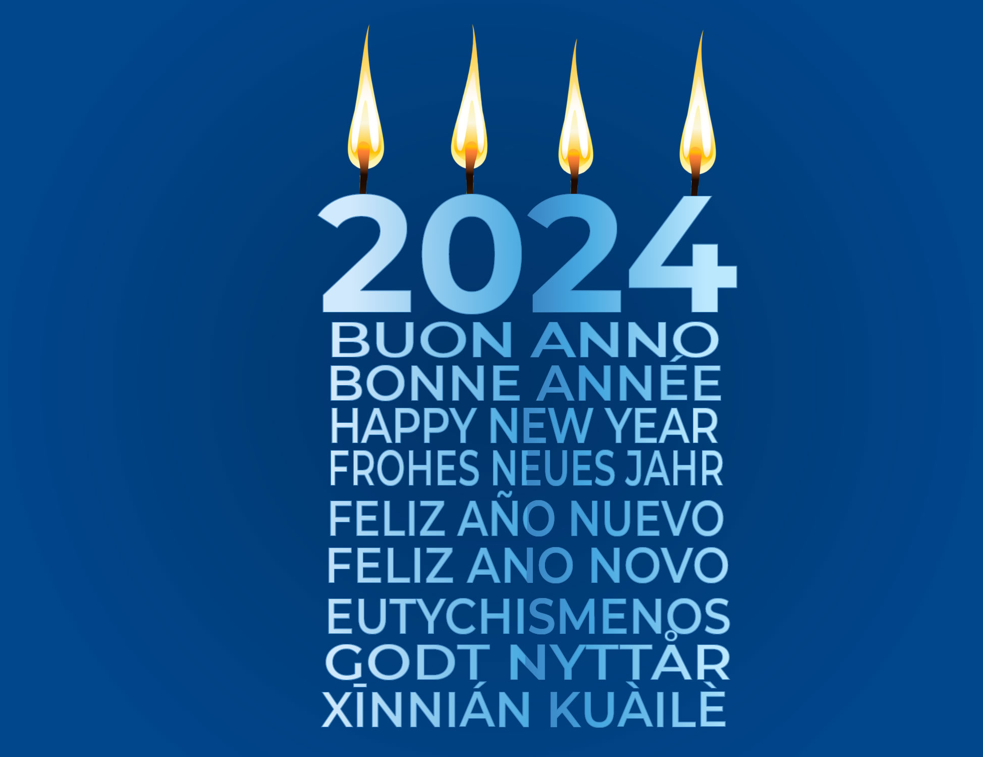 Immagine torta festeggiamenti 2025 con candeline