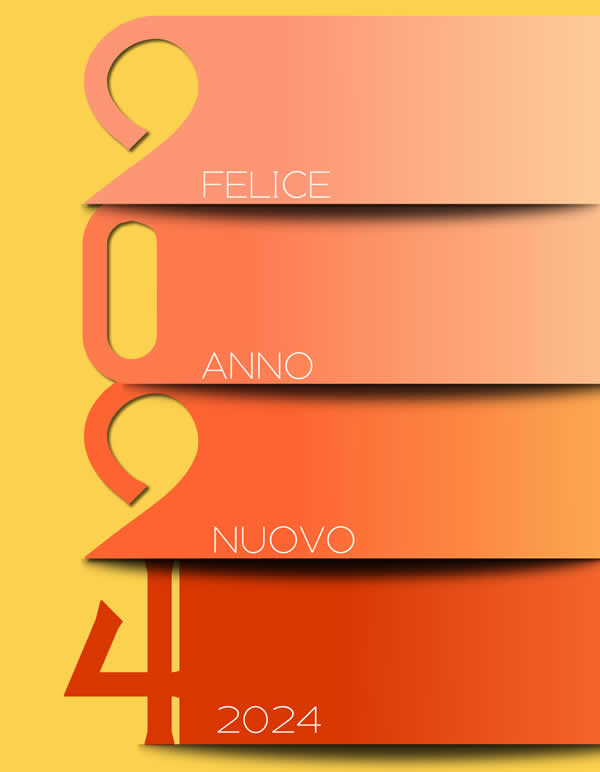 Elegante 2025 in questa immagine verticale di auguri