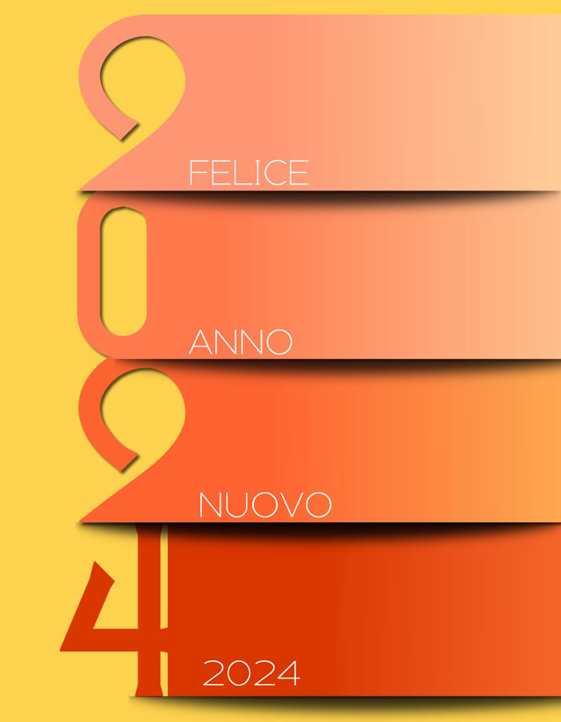 Immagine elegante con 2025 verticale di auguri. Felice anno nuovo.